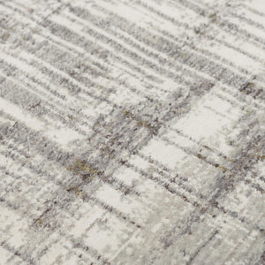 Alora Decor Antonela Modern Gray Abstract Rug — Sustainable 100% Recycled Polyester, Hand-Sheared Luxury Finish 10' x 13' 11911974800330113