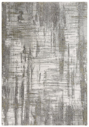 Alora Decor Antonela Modern Gray Abstract Rug — Sustainable 100% Recycled Polyester, Hand-Sheared Luxury Finish 10' x 13' 11911974800330113