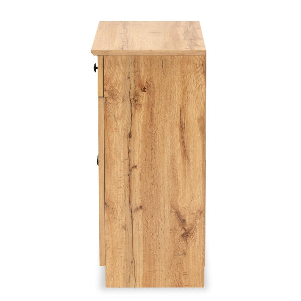 Baxton Studio Baxton Studio Lauren Modern Oak Brown Buffet Cabinet - Elegant Storage Solution for Kitchen & Dining DR 883400-Wotan Oak