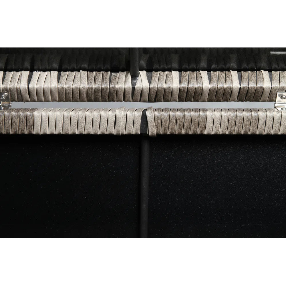 English Elm Fully Assembled Wicker Outdoor Storage End Table – Stylish Grey Mix, Durable, And Spacious Design B120P205023