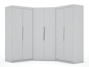 Manhattan Comfort Mulberry Contemporary - Modern Wardrobe/ Armoire/ Closet White 119GMC1