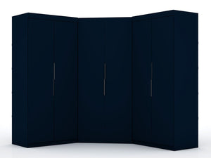 Manhattan Comfort Mulberry Contemporary - Modern Wardrobe/ Armoire/ Closet Tatiana Midnight Blue 119GMC4