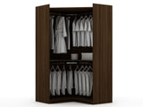Manhattan Comfort Mulberry Contemporary - Modern Wardrobe/ Armoire/ Closet Brown 119GMC5