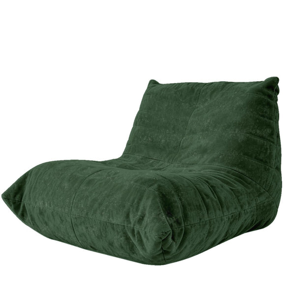 English Elm Ftmmc-lanse Chenille Bean Bag Chair Full Body Support for Reading and Media Rooms Green W3737P458681