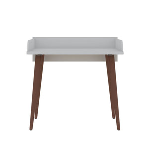 Manhattan Comfort Hampton Mid-Century Modern Desk White 11PMC1