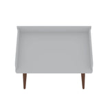 Manhattan Comfort Hampton Mid-Century Modern Desk White 11PMC1