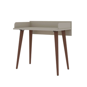 Manhattan Comfort Hampton Mid-Century Modern Desk Off White 11PMC6