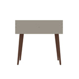 Manhattan Comfort Hampton Mid-Century Modern Desk Off White 11PMC6