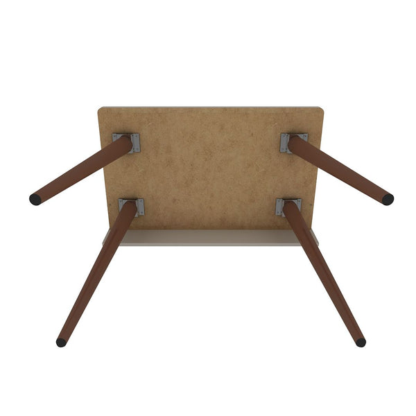 Manhattan Comfort Hampton Mid-Century Modern Desk Off White 11PMC6