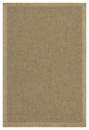 English Elm Earth Jute/Mocha 5'3" X 7'3" Versatile Indoor/Outdoor Area Rug - Durable, Easy-Care & Stylish! B186P198824