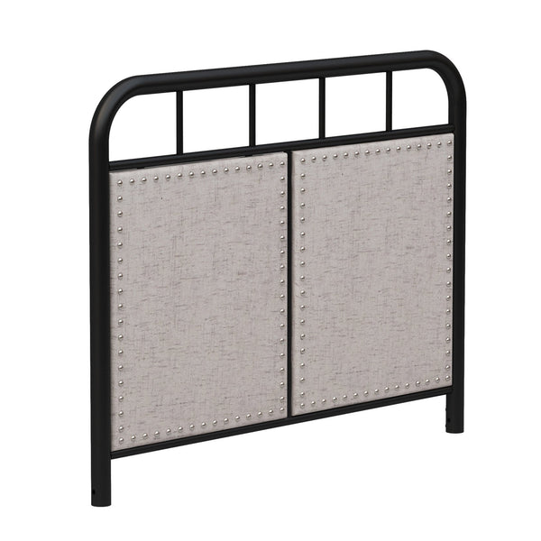 English Elm Twin Sturdy Metal Bed Frame for Twin Mattress — Quiet, Tool-Included Assembly, No Box Spring Needed, 300LB Capacity Black 44.49 L x 42.72 W x 5.31 H W2297P347758