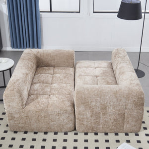English Elm United Chenille Loveseat Sofa – Stylish Modular Sleeper For Small Spaces, Comfort & Versatility! W1568P255135-GIGA