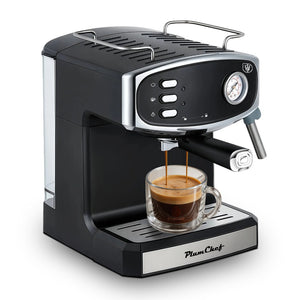 English Elm Plum 20 Bar Espresso Machine with Steam Wand Pressure Gauge and 54oz Water Tank W1002P478431