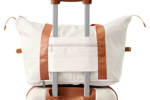 English Elm Hardshell Abs Spinner Luggage Set with Tsa Lock Carry on and Checked Suitcase Trio Brown+White PP309433AAK