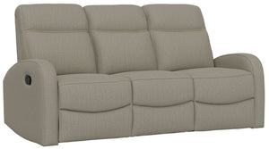 English Elm Brown Dual Reclining Sofa with Pillow Back Cushions and Pull Tab Seats for Living Rooms B361P483240