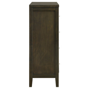 English Elm Clement Dark Cocoa 4-Drawer Chest Of Drawers - Stylish Storage Solution For Modern Bedrooms B062P375566