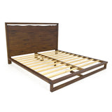 English Elm Steve Silver - Lofton - King Platform Bed - Brown