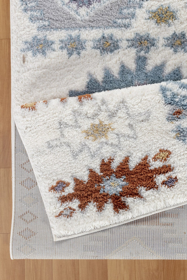 English Elm Loft Plush Ivory Shag Area Rug 5'3" X 7' - Soft, Durable & Stylish For Living Rooms & Bedrooms B186P181109