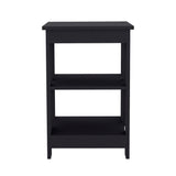 English Elm Side Table Rossville, Living Room, Black