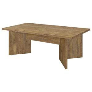 English Elm Larrabee Mango Brown Rectangular Dining Table - Modern Style, Durable Design, Seats 6-8 Comfortably B062P353240