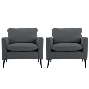 English Elm Ts Cat Paw Leather Upholstered Sofa Chair – Nordic Retro Light Luxury For Small Spaces & Comfort W2311P339655-GIGA