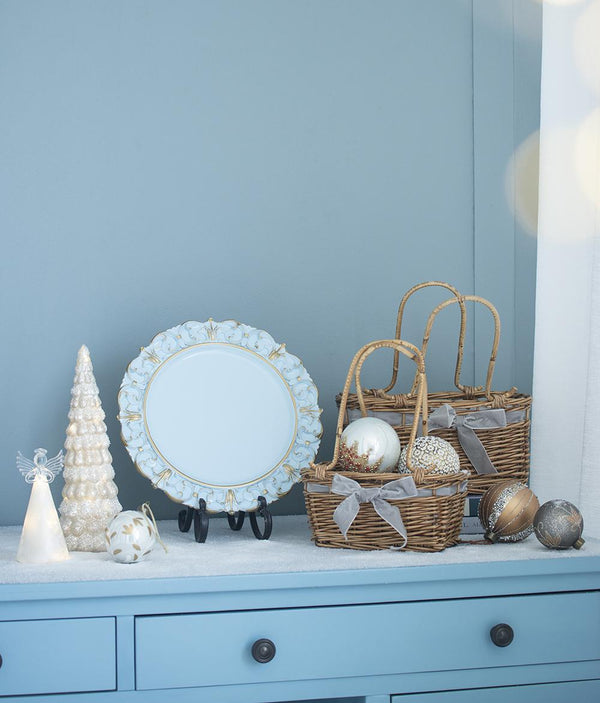 English Elm D3" Elegant Glass Christmas Ball Ornaments Set Of 12 For Timeless Holiday Decor & Celebrations W2078P247880