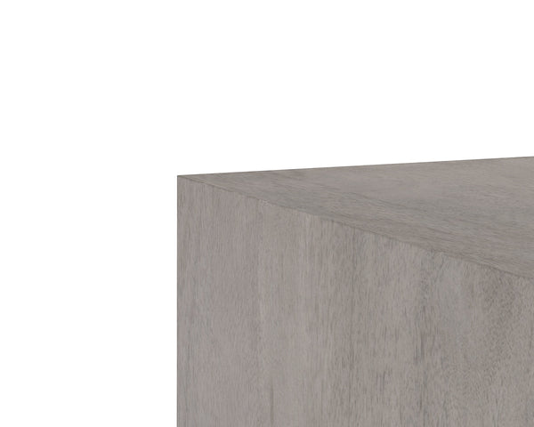 Sunpan Frezco Coffee Table - Modern Minimalist Design in Solid Oak with Whitewash Finish for Your Home Square - 59W x 59D x 16.5H