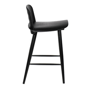 English Elm Looey Modern Counter Stools Steel Frame Low Back Indoor Outdoor Set of Two B2769P498423