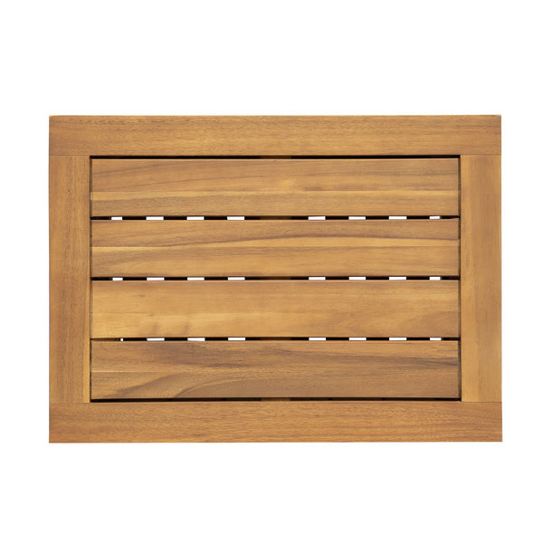 English Elm Christopher Knight Home® - Portside Teak 30-Gallon Wood Deck Box — Solid Acacia, Weather & UV-Resistant Storage Bench with Lid Supports N775P251111T