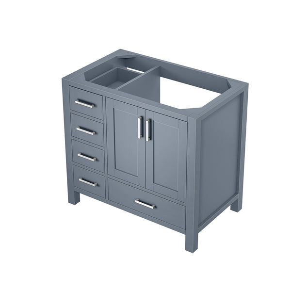English Elm Dark Grey Bath Vanity 36" W X 22" D - Stylish Storage Solution With Soft-Close Drawers & Quick Install B2731P258821