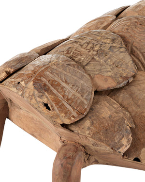 Currey & Company Turtle Family Sculpture Set Reclaimed Wood Folk Art Accent for Shelves and Consoles 1200-0821