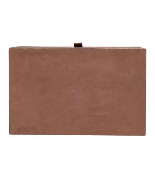 Currey & Company Leather and Raffia Nesting Storage Boxes Handwoven Organizers for Shelf or Dresser 1200-1069