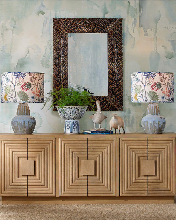 Currey & Company Ancient Ram Sculpture Modernist Beige Composite Tabletop Accent for Mantel or Shelf 1200-1073