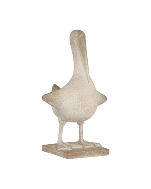 Currey & Company Lonely Albatross Coastal Bird Sculpture Composite Patina Finish Artisan Shelf Decor 1200-1074