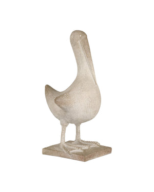 Currey & Company Lonely Albatross Coastal Bird Sculpture Composite Patina Finish Artisan Shelf Decor 1200-1074