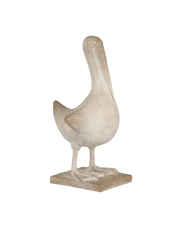 Currey & Company Lonely Albatross Coastal Bird Sculpture Composite Patina Finish Artisan Shelf Decor 1200-1074