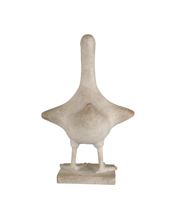 Currey & Company Lonely Albatross Coastal Bird Sculpture Composite Patina Finish Artisan Shelf Decor 1200-1074
