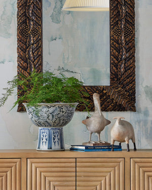 Currey & Company Lonely Albatross Coastal Bird Sculpture Composite Patina Finish Artisan Shelf Decor 1200-1074