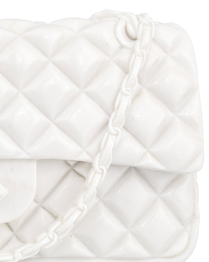 Currey & Company The Marble Handbag Sculpture Hand Carved Solid Stone Couture Accent for Shelf or Console 1200-1077