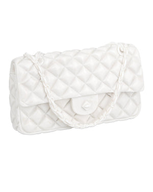 Currey & Company The Marble Handbag Sculpture Hand Carved Solid Stone Couture Accent for Shelf or Console 1200-1077
