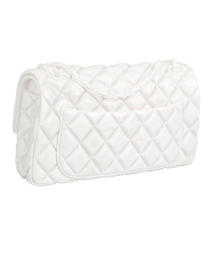 Currey & Company The Marble Handbag Sculpture Hand Carved Solid Stone Couture Accent for Shelf or Console 1200-1077