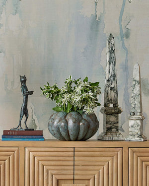 Currey & Company Sorority French Inspired Solid Marble Obelisk Sculptural Accent for Mantel or Console Large 1200-1079