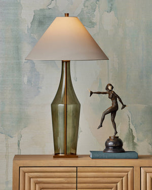Currey & Company Zanni Harlequin Sculpture Handcrafted Composite Figure on Stacked Black Marble Base 1200-1081