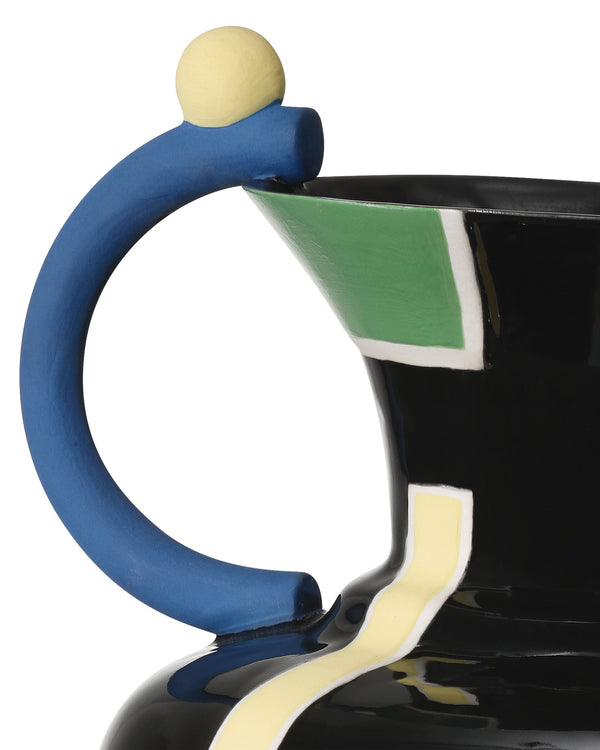 Currey & Company Fauvist Handcrafted Porcelain Vase Bold Artistic Patterns Gallery Worthy Home Decor Medium 1200-1092
