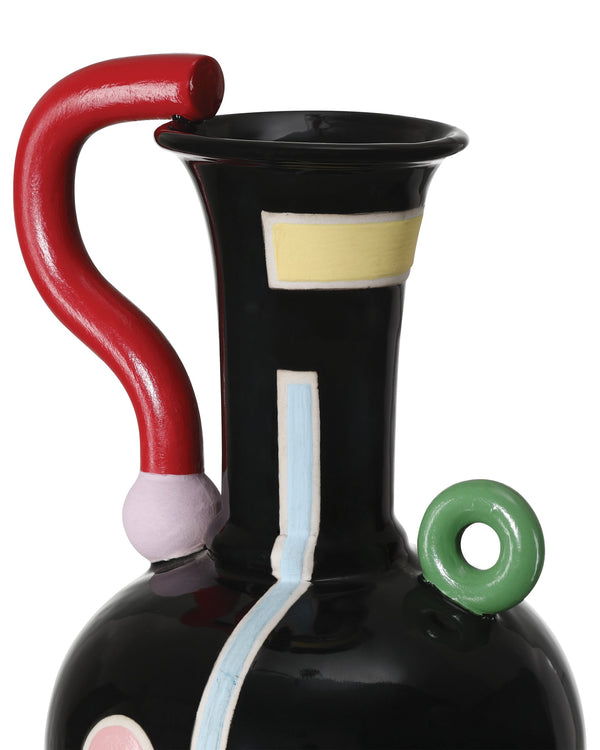 Currey & Company Fauvist Handcrafted Porcelain Vase Bold Artistic Patterns Gallery Worthy Home Decor Large 1200-1093