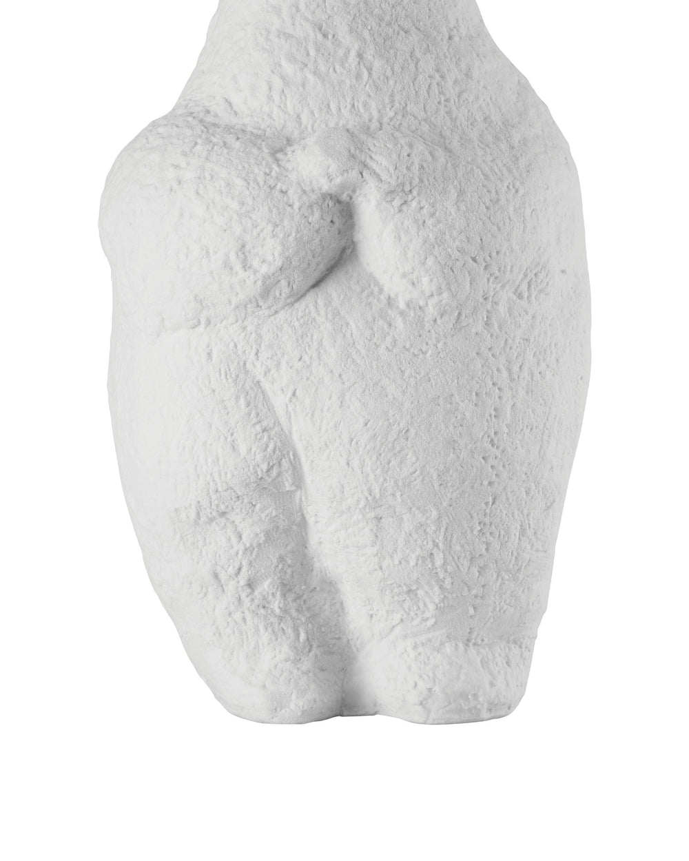 Currey & Company Yarmouth Matte Porcelain Polar Bear Sculpture Hand-Textured Bookshelf Decor Accent Small 1200-1099