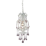 Opulence 8'' Wide 1-Light Mini Pendant - Antique White 12003/1RS Elk Lighting