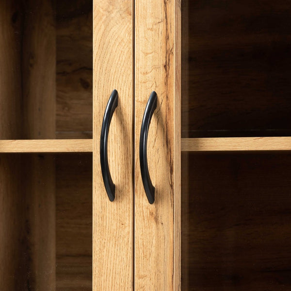 Baxton Studio Baxton Studio Laurana Oak Brown Kitchen Cabinet & Hutch - Modern Storage Solution for Every Home WS883200-Wotan Oak