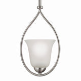 Conway 8'' Wide 1-Light Mini Pendant - Brushed Nickel 1201PS/20 Thomas