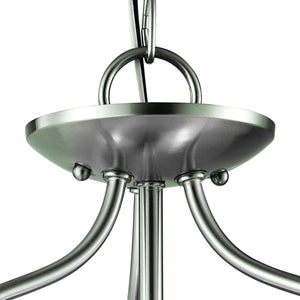 Thomas Lighting Conway Two Light Semi Flush Ceiling Fixture with Opaque Glass for Classic Interiors Nickel 1202CS/20